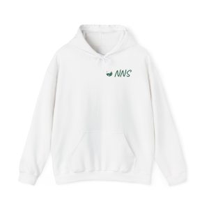 Hoodie (Green Printed Logo on Light Fabric)